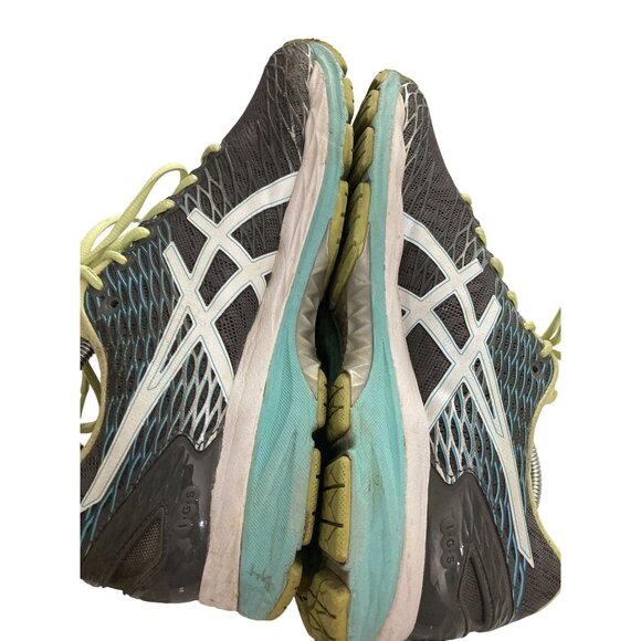 Asics Gel-Nimbus 18 fluidride Women's Size 9 Gray Blue running walking sneakers - Picture 6 of 8